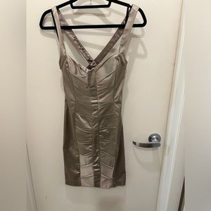 Bebe Gold Dress